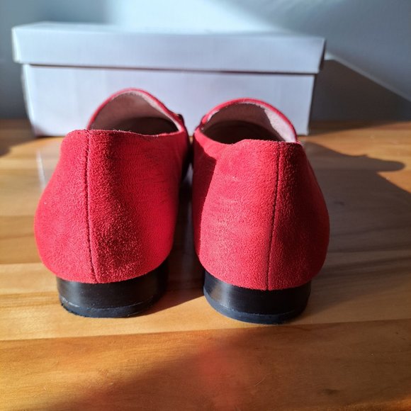 Steve Madden Red Loafer Women's Size 39 US Size 9 - Picture 3 of 6